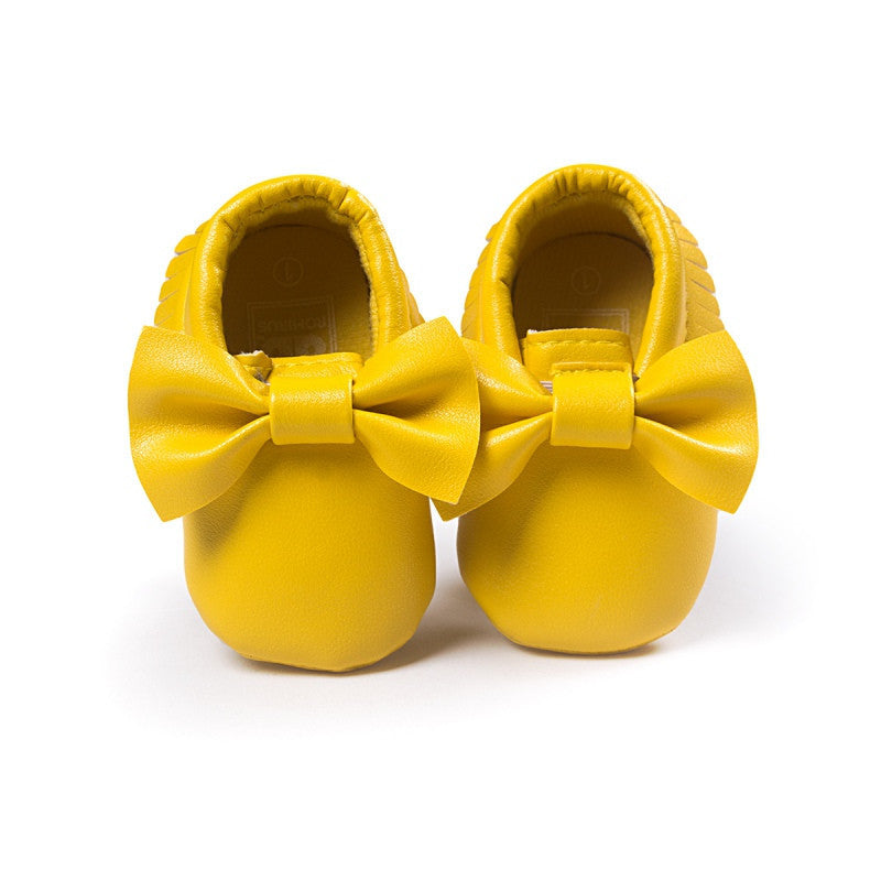 Tassels Baby Moccasin born Babies Shoes Soft Bottom PU leather Prewalkers Boots SL01