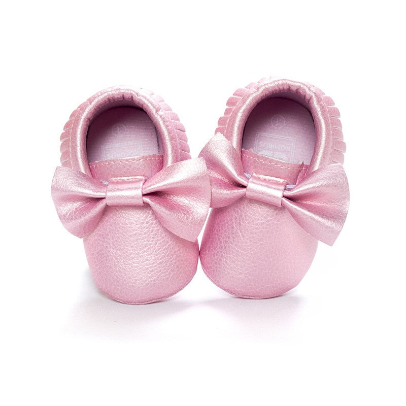 Tassels Baby Moccasin born Babies Shoes Soft Bottom PU leather Prewalkers Boots SL01