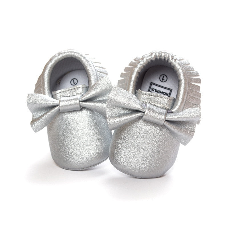 Tassels Baby Moccasin born Babies Shoes Soft Bottom PU leather Prewalkers Boots SL01