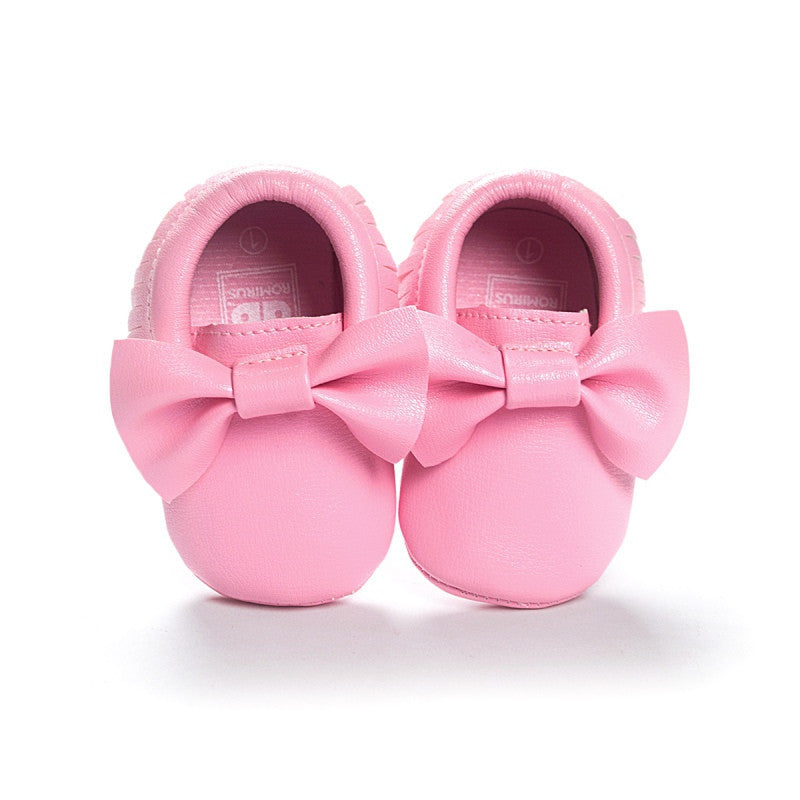 Tassels Baby Moccasin born Babies Shoes Soft Bottom PU leather Prewalkers Boots SL01