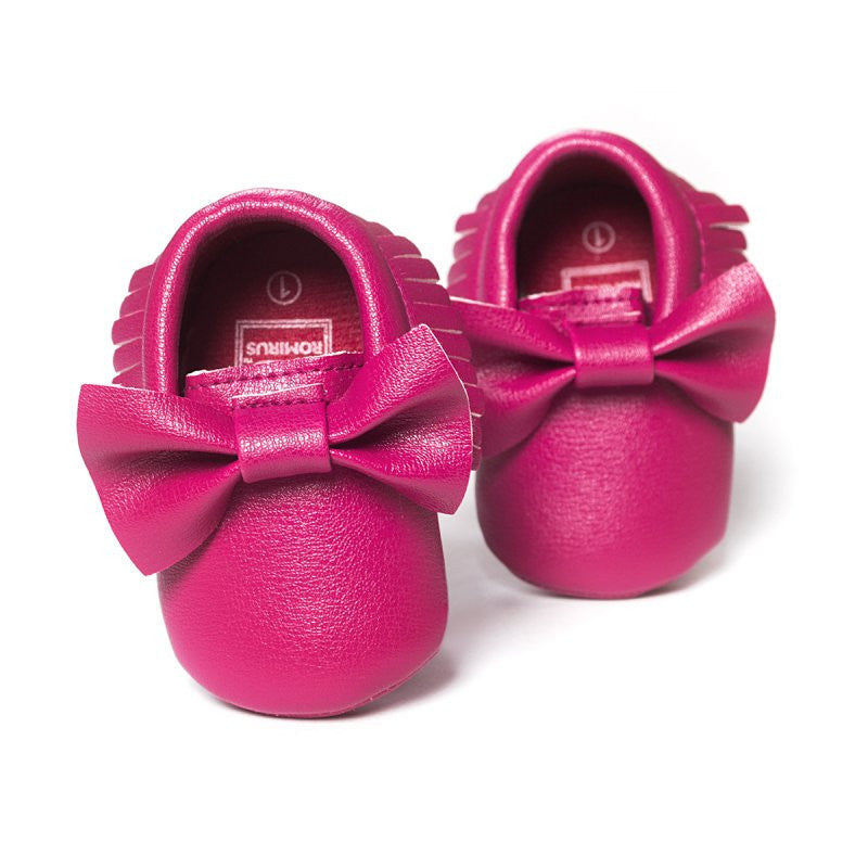 Tassels Baby Moccasin born Babies Shoes Soft Bottom PU leather Prewalkers Boots SL01
