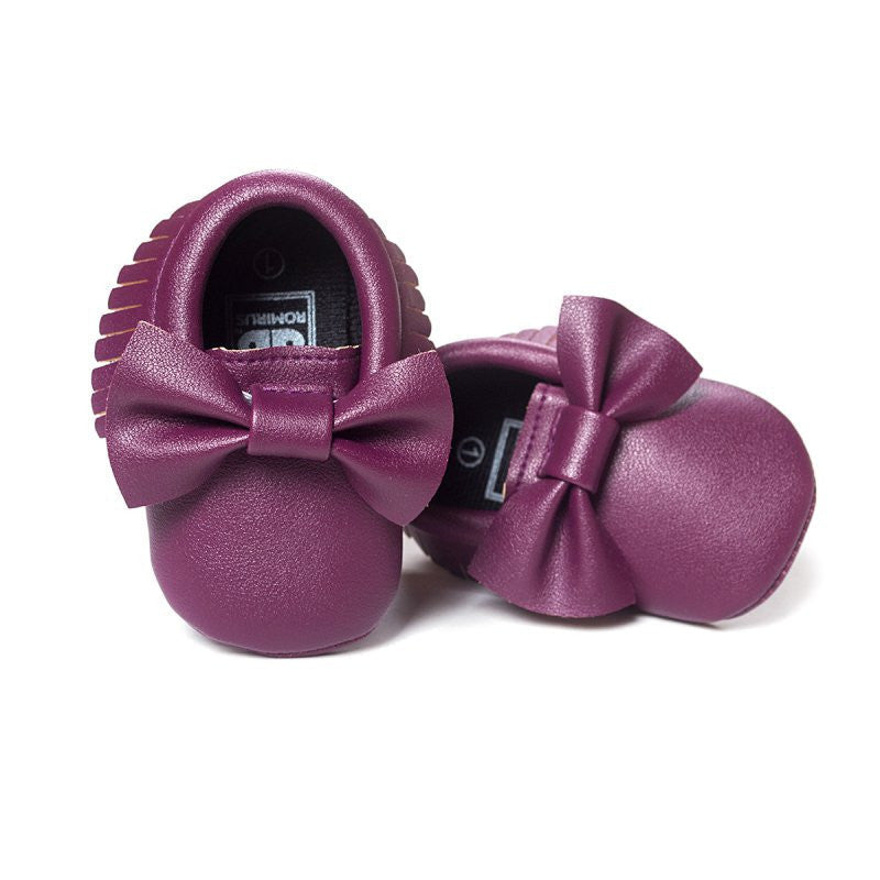 Tassels Baby Moccasin born Babies Shoes Soft Bottom PU leather Prewalkers Boots SL01