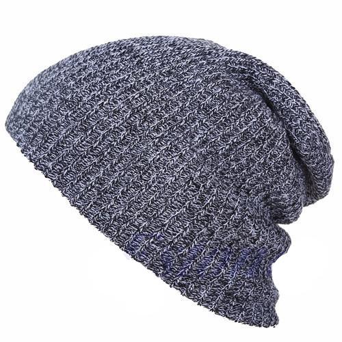 Online discount shop Australia - Casual Cotton Knit Hats For Women Men Baggy Beanie Hat Crochet Slouchy Oversized Ski Cap Warm Skullies