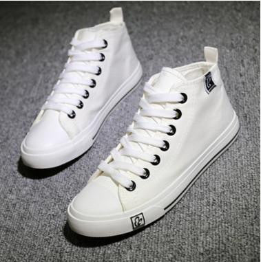 Women fashion all size casual canvas shoes lady leisure star printed flat shoes