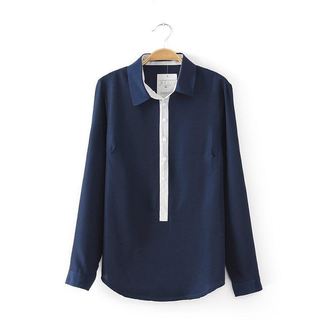 fashion shirt women blouses chiffon elegant solid botton casual body formal blouse tops women clothing