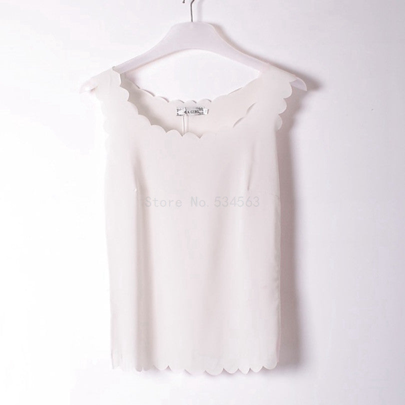 Online discount shop Australia - Fashion wave Neck   Plus Size Chiffon Shirt For Women'S Blouse Tops Office Shirts Blouses Clothes