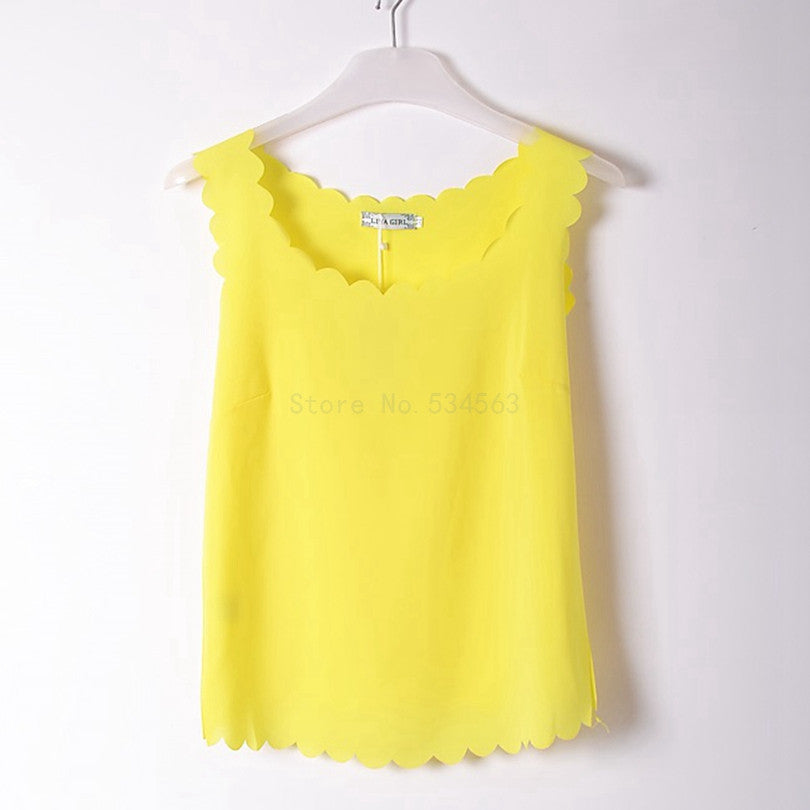 Online discount shop Australia - Fashion wave Neck   Plus Size Chiffon Shirt For Women'S Blouse Tops Office Shirts Blouses Clothes