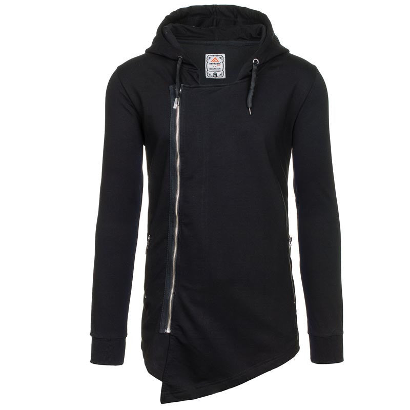 Online discount shop Australia - Mens High Quality Navy Blue Black Gray Men's Clothing Long Sleeves Homme Zipper Up Outerwear W09