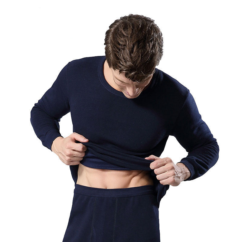 Online discount shop Australia - Mens Thermal Underwear Mens Long Johns Sexy Black Thermal Underwear Sets Thick Plus Velet Long Johns For Man