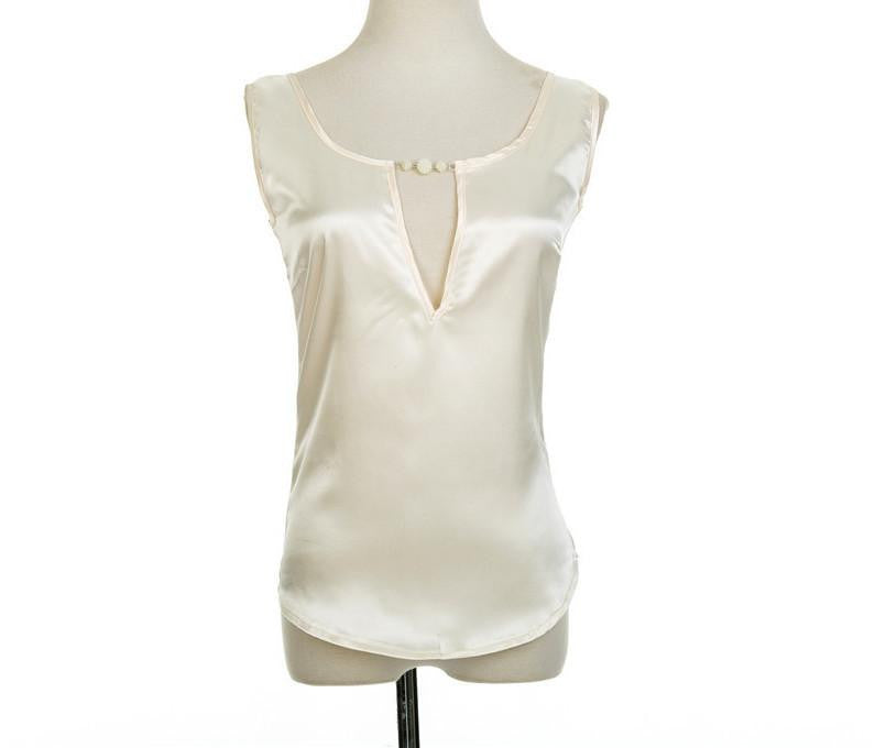 T-shirts style Casual Fashion sexy Women Plus Size Solid Color Sleeveless Letter women's Vest