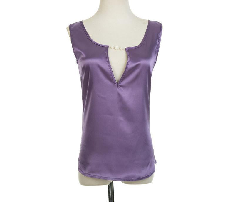 T-shirts style Casual Fashion sexy Women Plus Size Solid Color Sleeveless Letter women's Vest