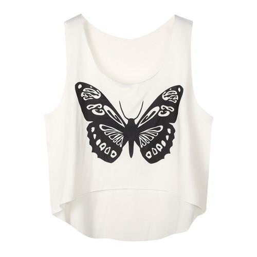 Women's Crop Tank Tops Vest Sleeveless Cartoon Beach Casual Tanks T-Shirt