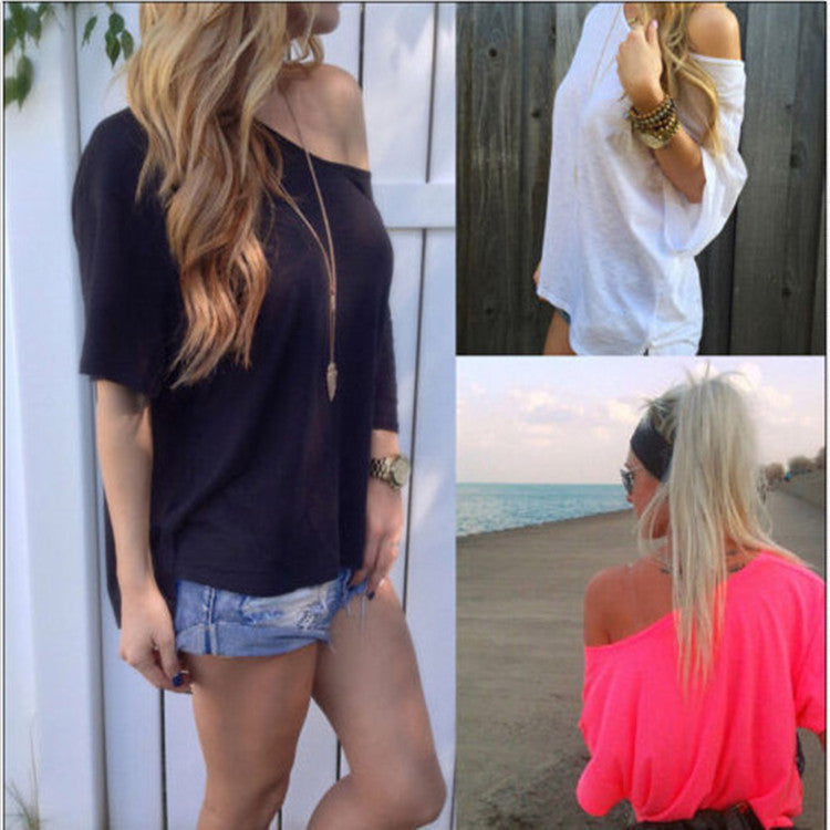 off the shoulder tops for women tee shirt
