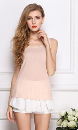Online discount shop Australia - Fashion   Women Clothes Chiffon Vest Sleeveless Tops Causal t shirt Women Vest tops 16 colors Vest Fashion