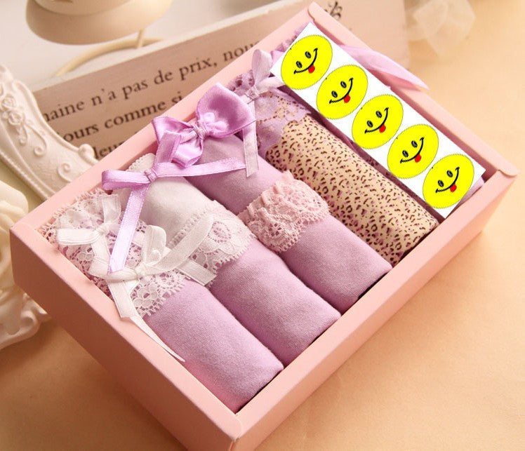 Online discount shop Australia - 4pcs/Lot Women Underwear Briefs High Quality Girls Sexy Bragas Mujer Lace Panties for women Cotton Sexy lingerie