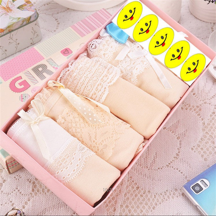 Online discount shop Australia - 4pcs/Lot Women Underwear Briefs High Quality Girls Sexy Bragas Mujer Lace Panties for women Cotton Sexy lingerie