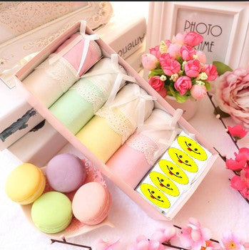 Online discount shop Australia - 4pcs/Lot Women Underwear Briefs High Quality Girls Sexy Bragas Mujer Lace Panties for women Cotton Sexy lingerie