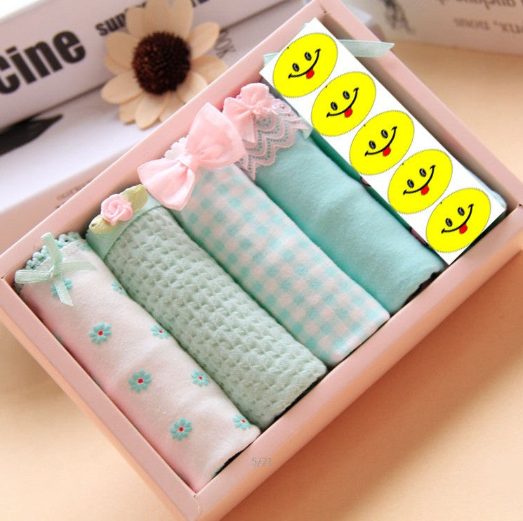 Online discount shop Australia - 4pcs/Lot Women Underwear Briefs High Quality Girls Sexy Bragas Mujer Lace Panties for women Cotton Sexy lingerie