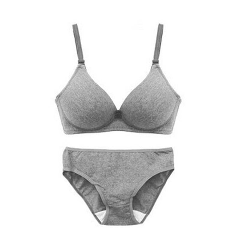 Women Bras Sets Lingerie French high-end brand sexy T-pants temptation lace bra set young women underwear set lade bra and panty set Push-Up Padded Bra Panties sets
