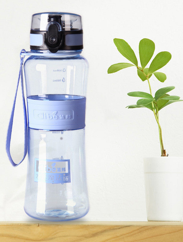 Leak-Proof Seal Large Capacity Nozzle Sport Bicycle Plastic Tritan My Water Bottles Cup With Cover Lip Filter BPA