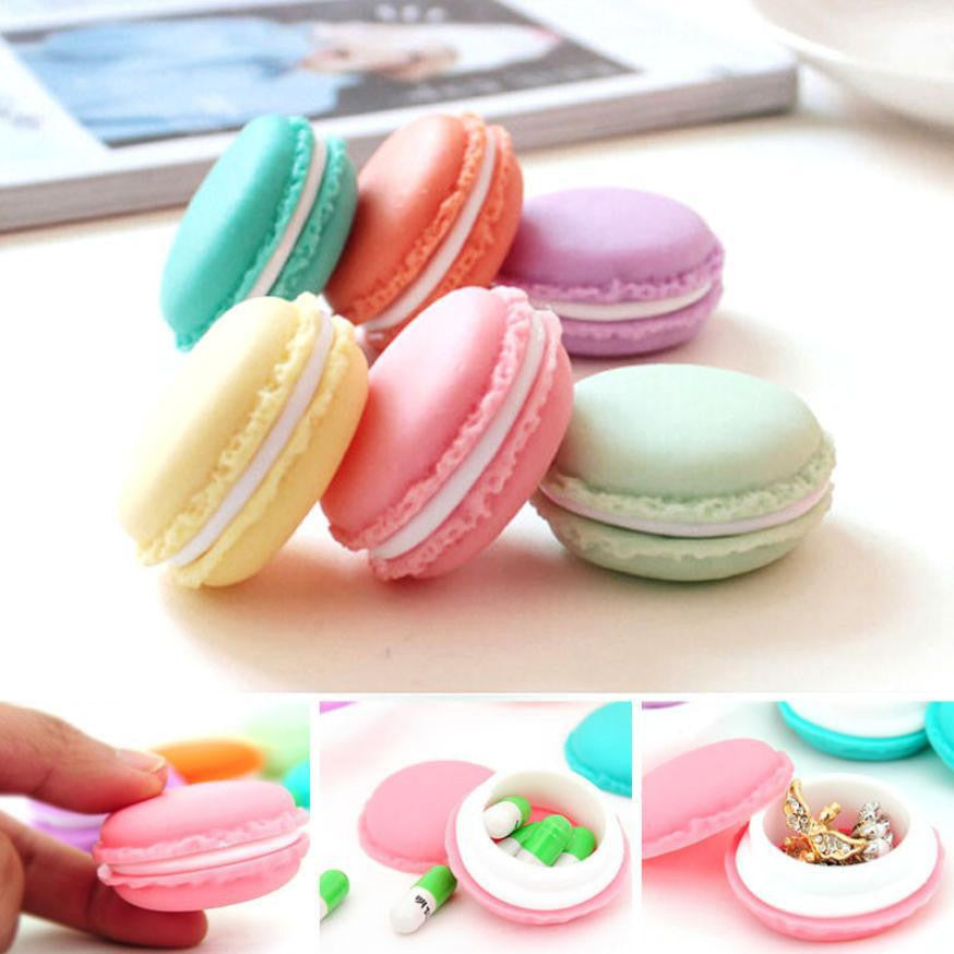 Online discount shop Australia - Jimshop 6 pcs/Lot Mini teddy Macaron storage box Candy organizer for jewelry caixa organizadora zakka Gift Novelty households