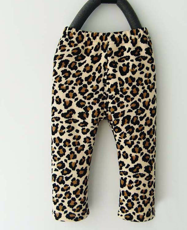 Online discount shop Australia - 0-2 Years Baby Girls Leggings Floral Print Casual Thick Pants for Kids clothing Cotton Warm Children's Trousers