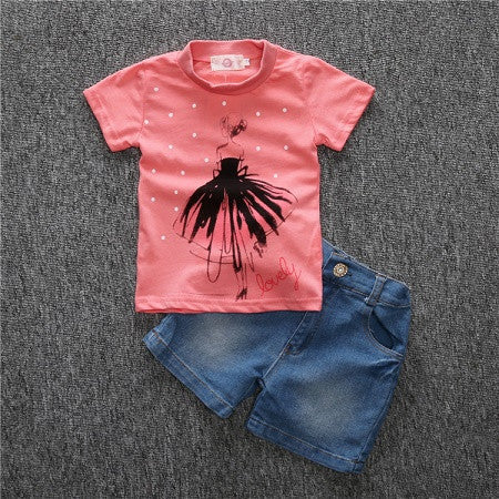 Online discount shop Australia - Fashion boys clothes set kids loose-fitting cotton plaid shirt+ pants+ belt 3 pcs minion kids clothing set retail