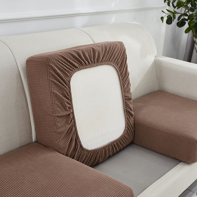 Elastic Sofa Cushion Cover For Armchair Living Room Thick Corner Sofa Seats Funiture Protector Slipcover Couch Cover