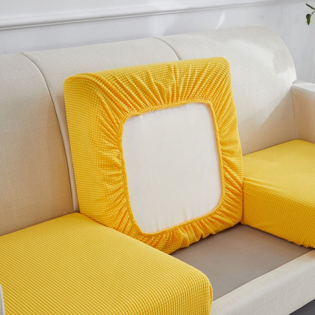 Elastic Sofa Cushion Cover For Armchair Living Room Thick Corner Sofa Seats Funiture Protector Slipcover Couch Cover
