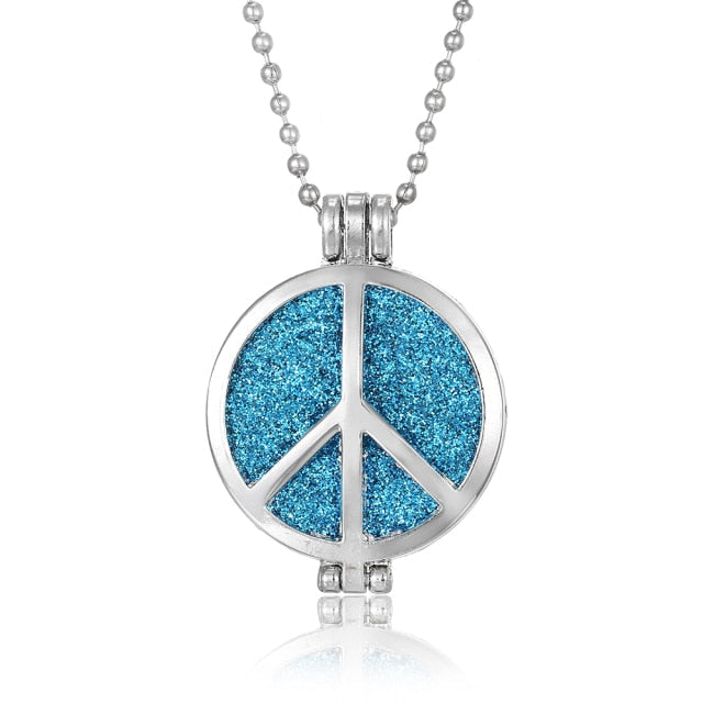 Aromatherapy Diffuser Necklace Vintage Flower Butterfly Open Locket Aroma Pendant Perfume Essential Oil Diffuser Necklace