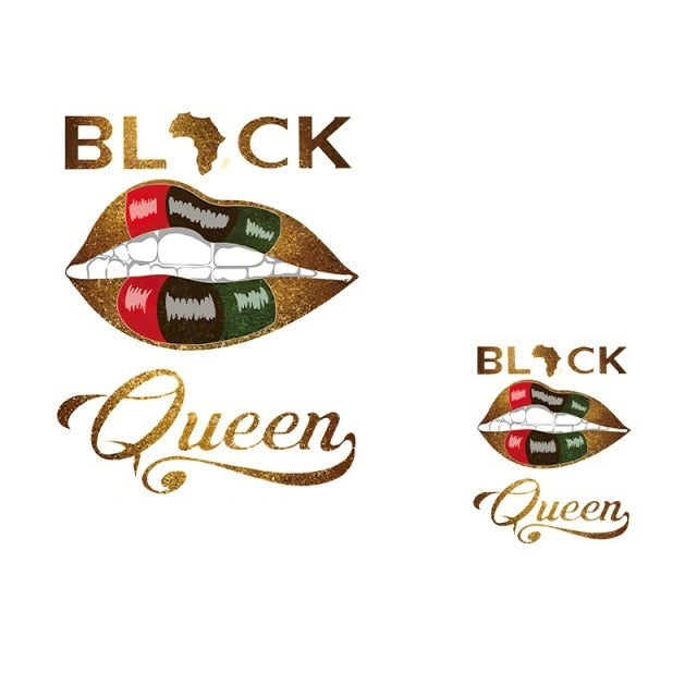 Leopard Print Lips Patches For Clothes Heat Transfer Thermal Stickers DIY Washable T-Shirts Iron On Transfer  Girls Lips Patches