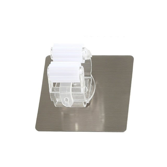 Adhesive Multi-Purpose Hooks Wall Mounted Mop Organizer Holder Broom Hanger Hook Kitchen bathroom Strong Hooks