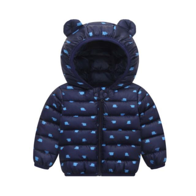 Cute Baby Girls Jacket Kids Boys Light Down Coats With Ear Hoodie Spring Girl Clothes Infant Children's Clothing For Boys Coat