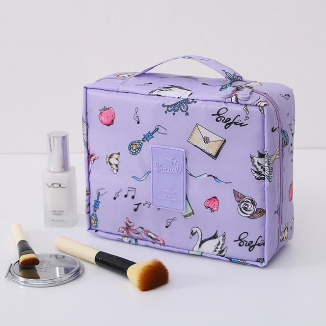 Multifunction Women Outdoor Storage Bag Toiletries Organize Cosmetic Bag Portable Waterproof Female Travel Make Up Cases