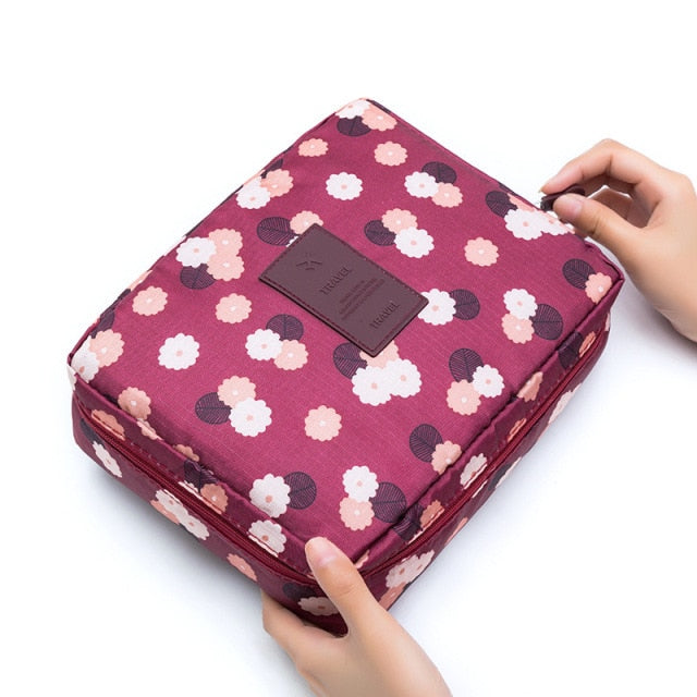 Multifunction Women Outdoor Storage Bag Toiletries Organize Cosmetic Bag Portable Waterproof Female Travel Make Up Cases