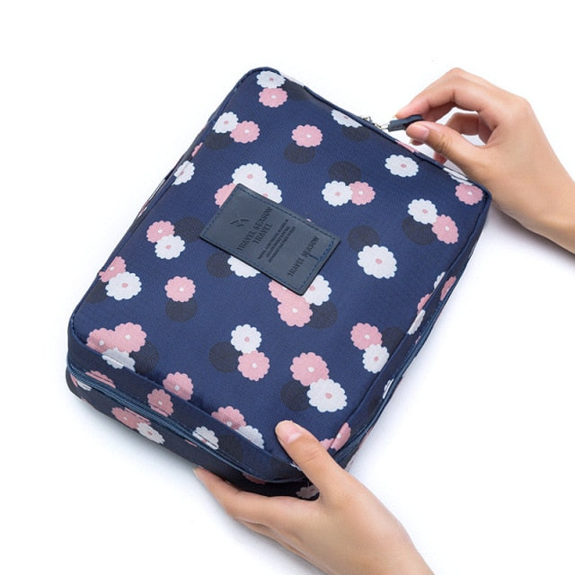Multifunction Women Outdoor Storage Bag Toiletries Organize Cosmetic Bag Portable Waterproof Female Travel Make Up Cases