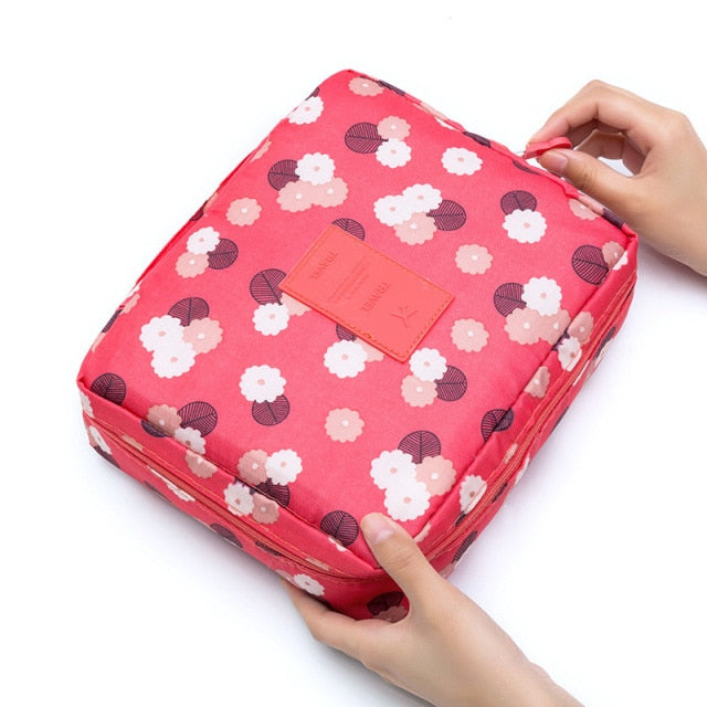 Multifunction Women Outdoor Storage Bag Toiletries Organize Cosmetic Bag Portable Waterproof Female Travel Make Up Cases