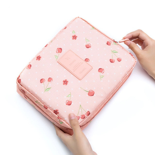 Multifunction Women Outdoor Storage Bag Toiletries Organize Cosmetic Bag Portable Waterproof Female Travel Make Up Cases