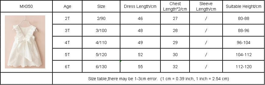 Dress Strap Hollow Embroidery Casual Sleeveless Party Princess Dress Baby Kids Girls Clothing