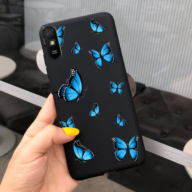 For Xiaomi Redmi Note 9 7 8 Pro 6 5 Plus 5A 6A Case Soft TPU Flower Cartoon Cute Cover on Redmi Note8 8A Note 6 7A 9A 9 Pro Case