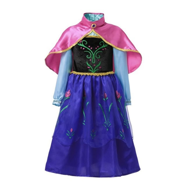 Princess dress Girl Elsa Anna Dress Costumes Kid Party Dresses Baby Girl Clothes Frozen vestidos Belle Arabian Girls