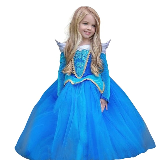 Princess Girl Dress Girl Children Christmas Party Costume For Kids Girls Clothes Fantasy Kids Ball Wear Dress Up
