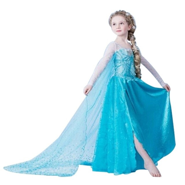 Princess Girl Dress Girl Children Christmas Party Costume For Kids Girls Clothes Fantasy Kids Ball Wear Dress Up