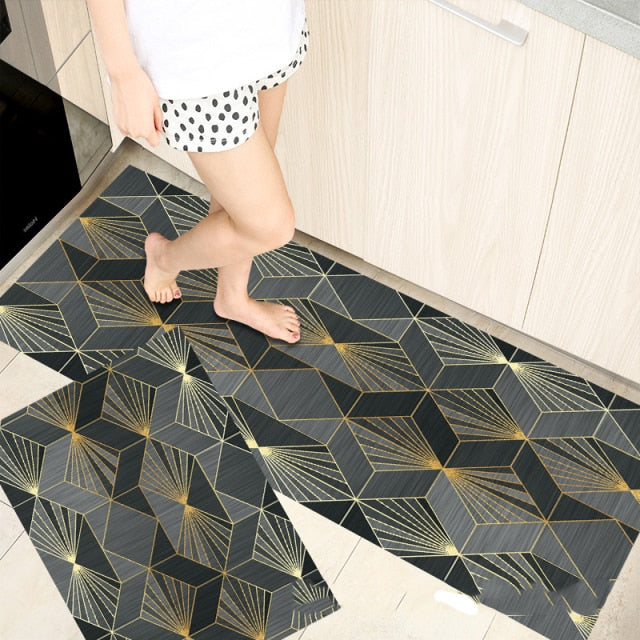 Kitchen Mat Antislip Bath Mat Soft Bedroom Floor Mat Living Room Carpet Doormat Kitchen Rug