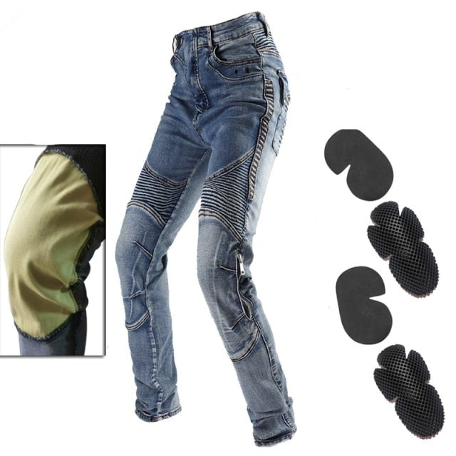 Men Motorcycle Pants Motorcycle Jeans Protective Gear Riding Touring Black Motorbike Trousers Blue Motocross Jeans