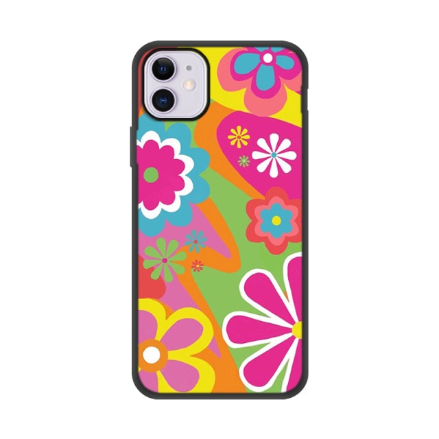 Heart Circle Case Iphone Max X 12 Mini 6 6S SE 2020 SE2 Cover Shell Iphone11 Funda Coque