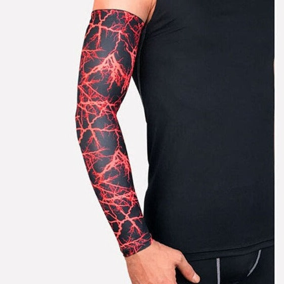 Breathable Quick Dry UV Protection Running Arm Sleeves Basketball Elbow Pad Fitness Armguards Sports Cycling Arm Warmers