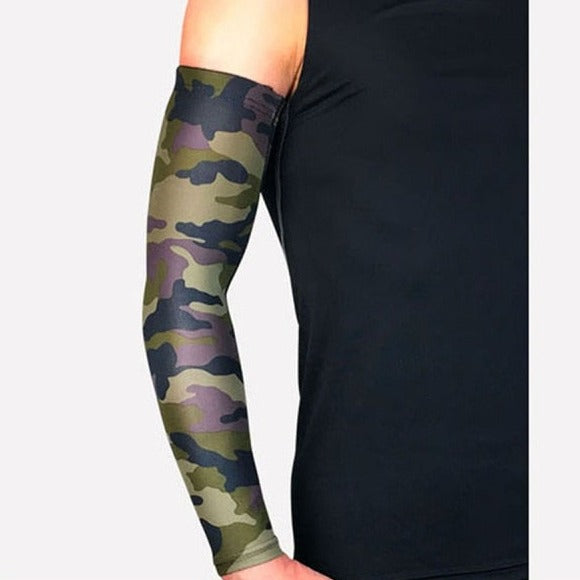 Breathable Quick Dry UV Protection Running Arm Sleeves Basketball Elbow Pad Fitness Armguards Sports Cycling Arm Warmers