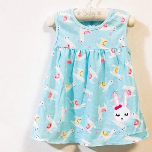 0-24M New borns Cotton Flower Dresses, Baby Girls Summer Multi Pattern Clothes