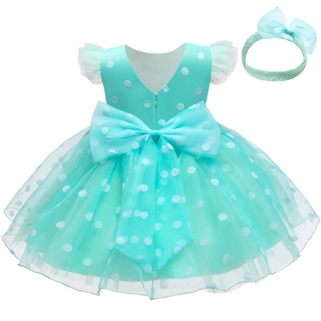 Petal Toddler Baby Girl Infant Princess Lace Tutu Dress Baby Girl Wedding Dress Kids Party Vestidos for Baby 1 Years birthday